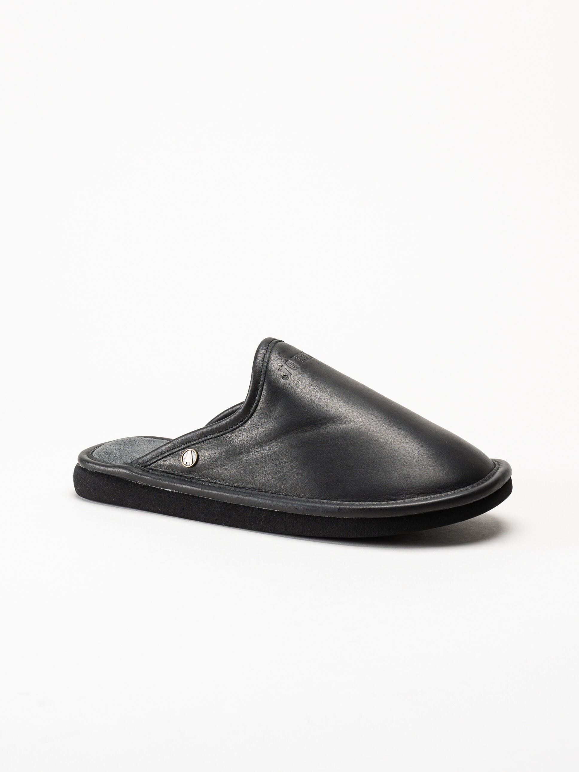 Axelda - Malaga - Svarta tofflor i skinn