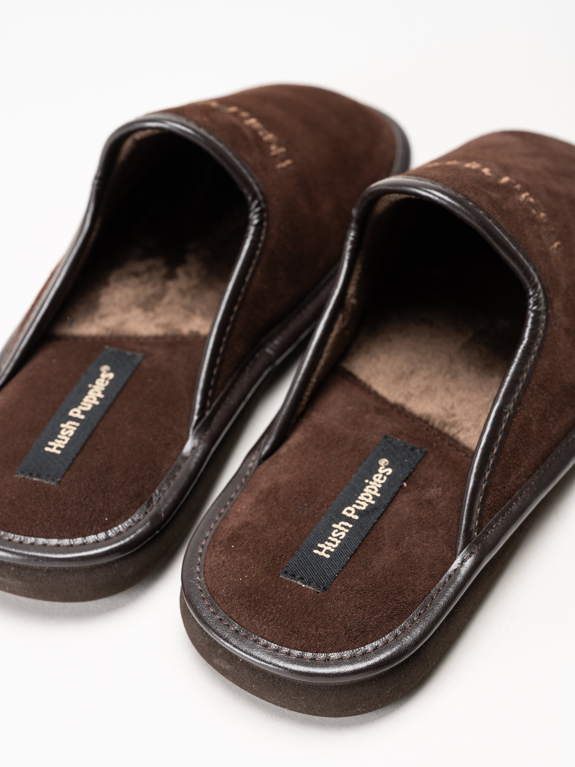 Hush Puppies - Men´s Marco - Mörkbruna slip in tofflor