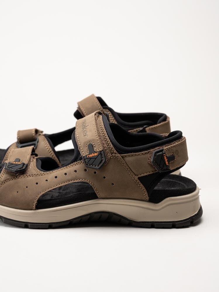 Rieker - Bruna sandaler i nubuck