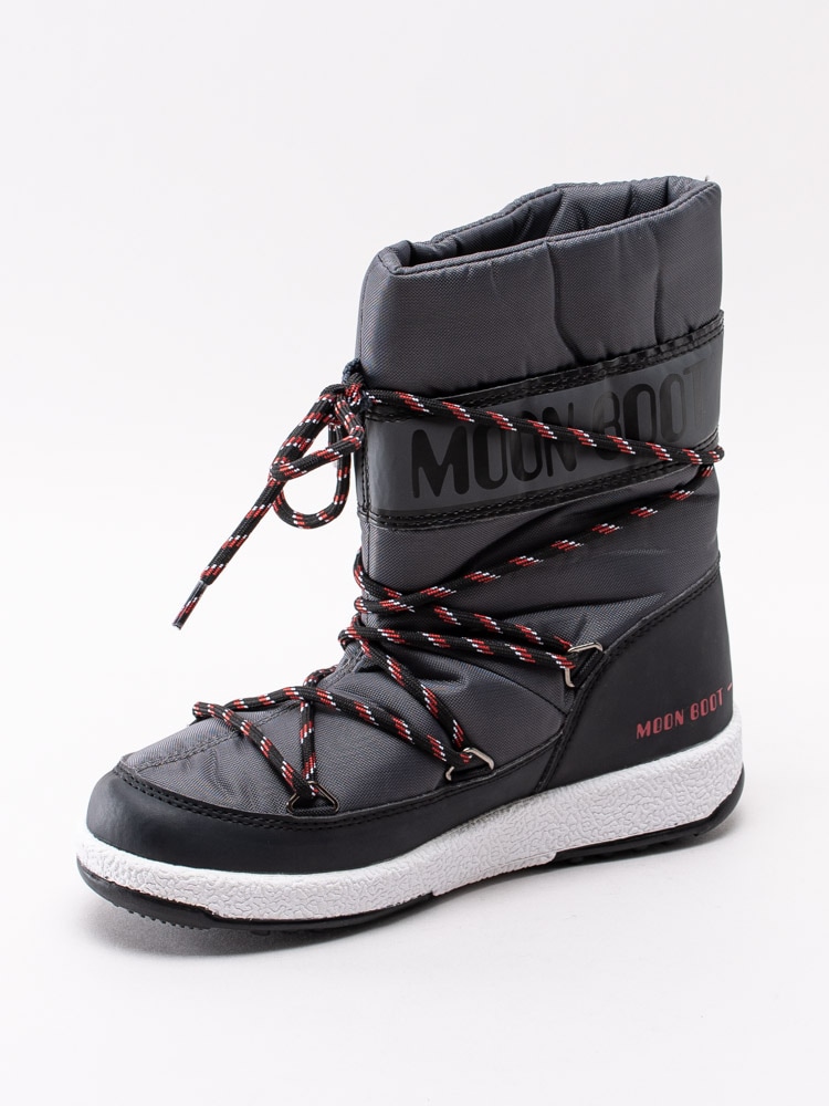 70193017 Moon Boot We Sport Jr WP 965-34051300-005 mörkgrå vattentäta vinterstövlar-2