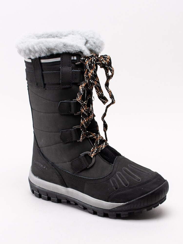 70193019 Bearpaw Desdemona 1706W-BLACK svarta vinterstövlar med skaftmudd-1