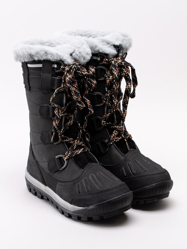 70193019 Bearpaw Desdemona 1706W-BLACK svarta vinterstövlar med skaftmudd-3