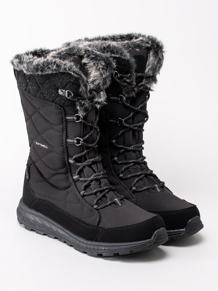 70203003 Polecat 430-9804-01 Black Svarta varmfodrade vinterstövlar-3