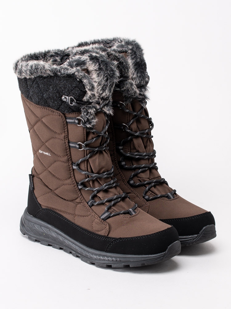 70203004 Polecat 430-9804-89 Black brown Bruna varmfodrade stövlar-3