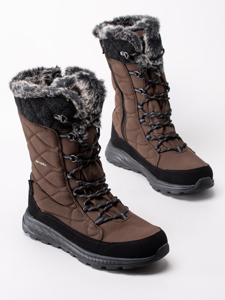 70203004 Polecat 430-9804-89 Black brown Bruna varmfodrade stövlar-6