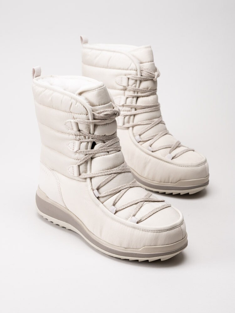 Merrell - Snowcreek Cozy Polar WTPF - Ljusbeige vattentäta vinterstövlar