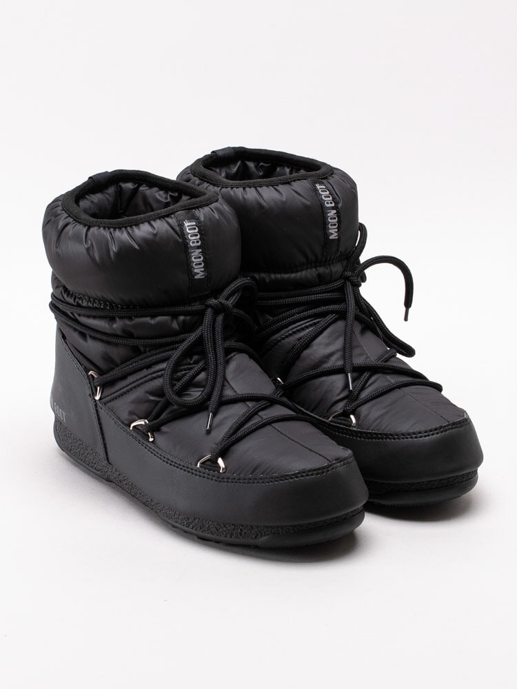 Moon Boot - Low Nylon WP 2 - Svarta låga nylonboots