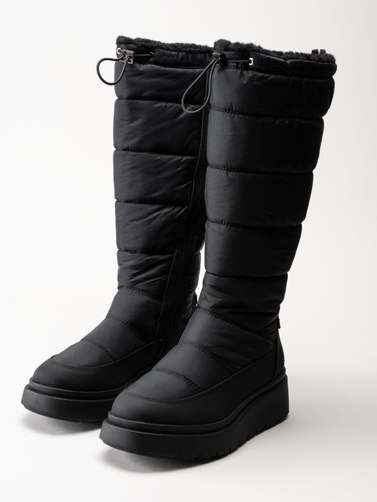 Tamaris - Svarta varmfodrade vinterstövlar