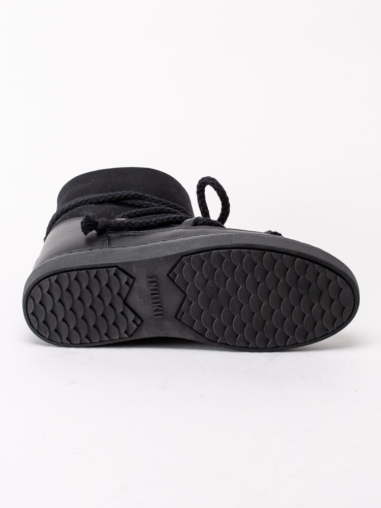 Inuikii - Classic Sneaker - Svarta fårskinnsfodrade boots i mocka