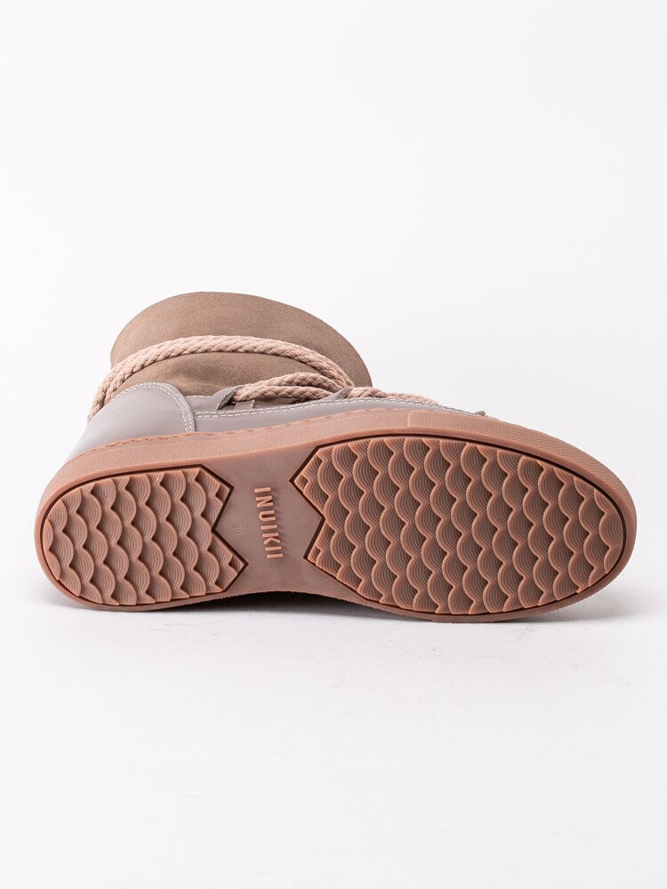 Inuikii - Classic Sneaker - Bruna fårskinnsfodrade boots i mocka
