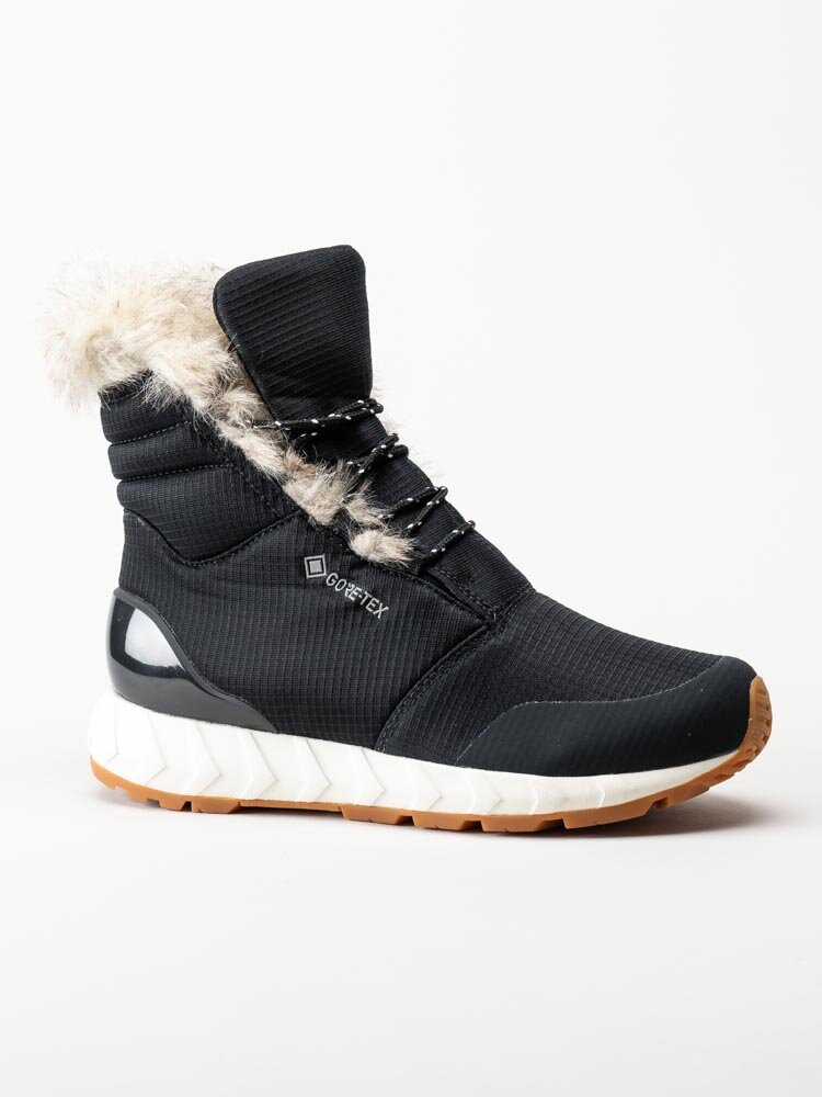 Zero C Shoes - Nydalen Fur GTX W - Svarta vinterkängor med Gore-Tex