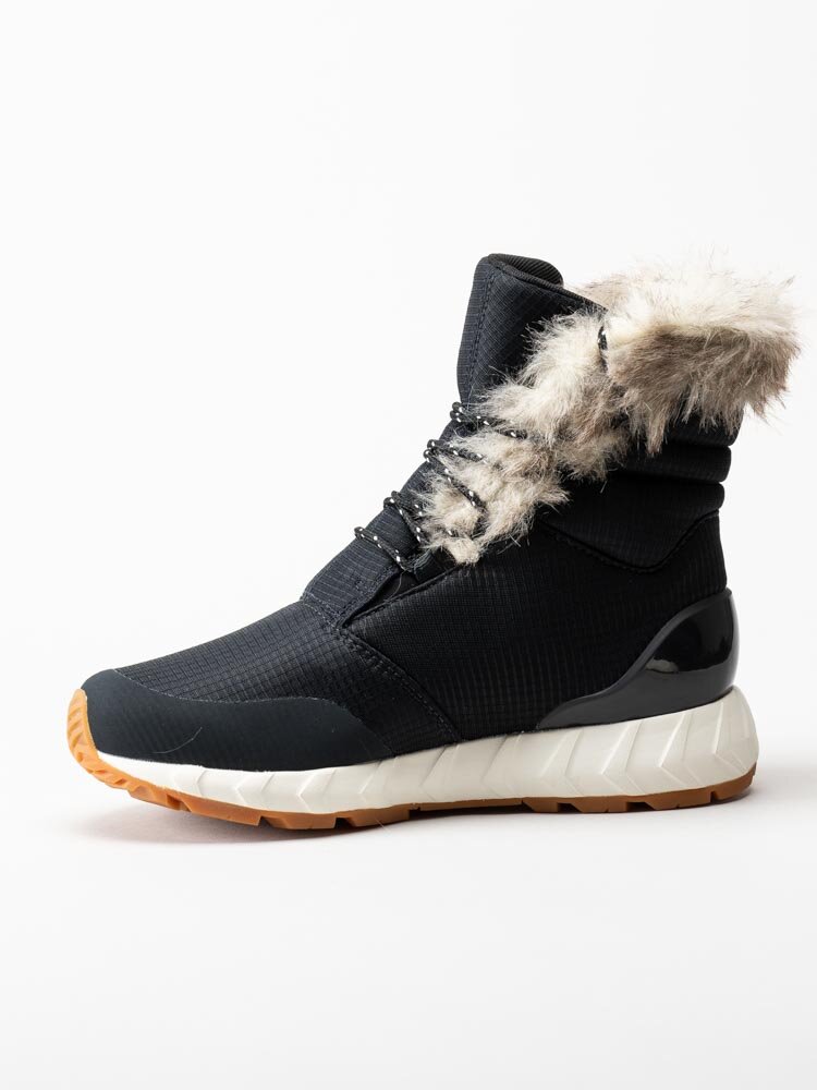 Zero C Shoes - Nydalen Fur GTX W - Svarta vinterkängor med Gore-Tex