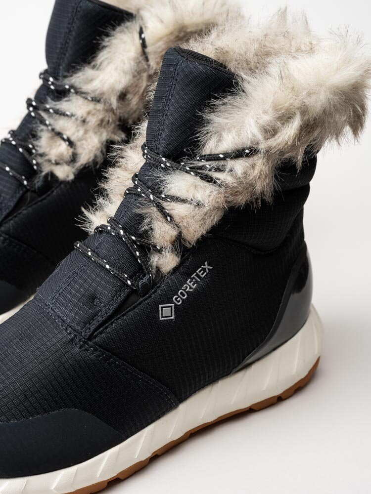 Zero C Shoes - Nydalen Fur GTX W - Svarta vinterkängor med Gore-Tex