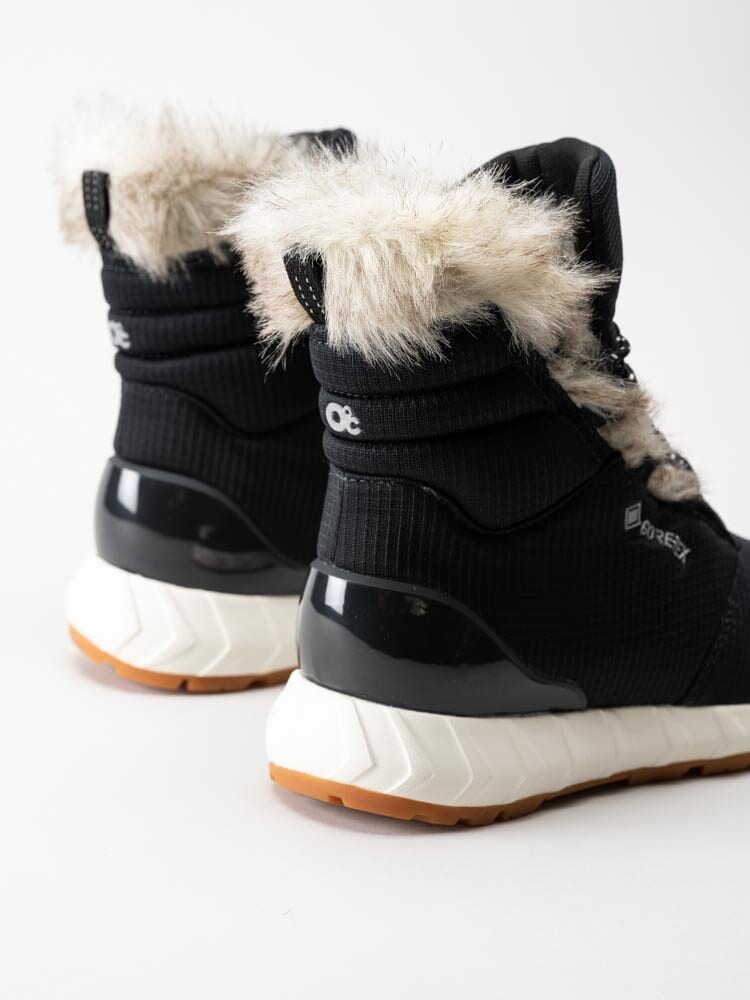 Zero C Shoes - Nydalen Fur GTX W - Svarta vinterkängor med Gore-Tex