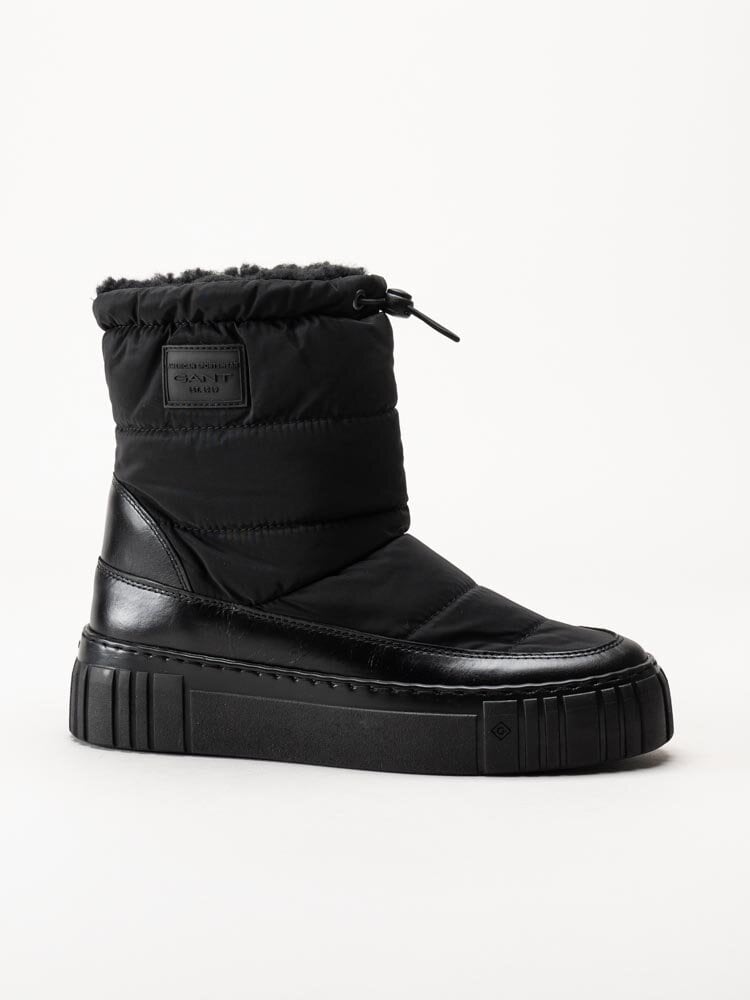 Gant Footwear - Snowmont Mid Boot - Svarta ullfodrade boots