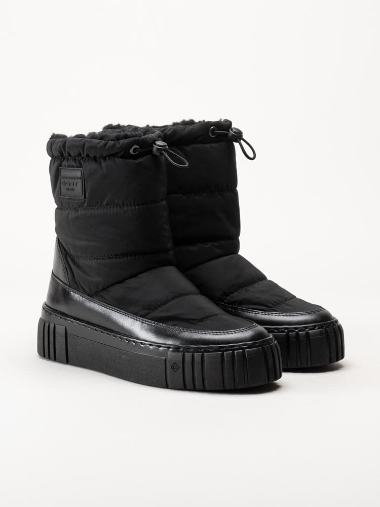 Gant Footwear - Snowmont Mid Boot - Svarta ullfodrade boots