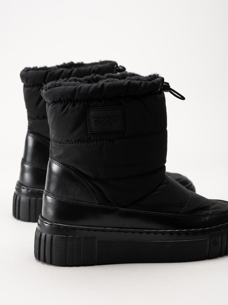 Gant Footwear - Snowmont Mid Boot - Svarta ullfodrade boots