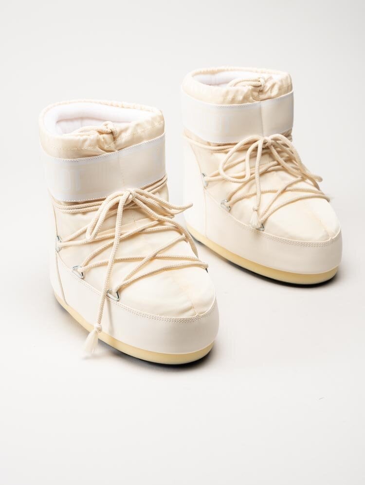 Moon Boot - Icon Nylon low nylon - Off white vinterboots