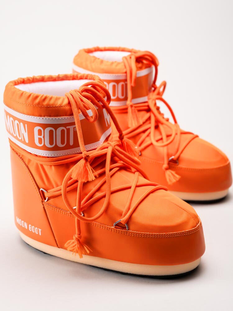 Moon Boot - Icon Nylon low nylon - Orange vinterboots