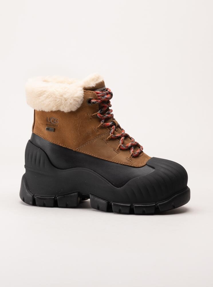 UGG - W Adiroam Hiker - Bruna fodrade kängor i skinn
