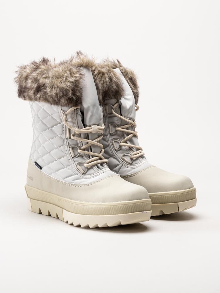 Exani - Iris - Beige fodrade vinterkängor