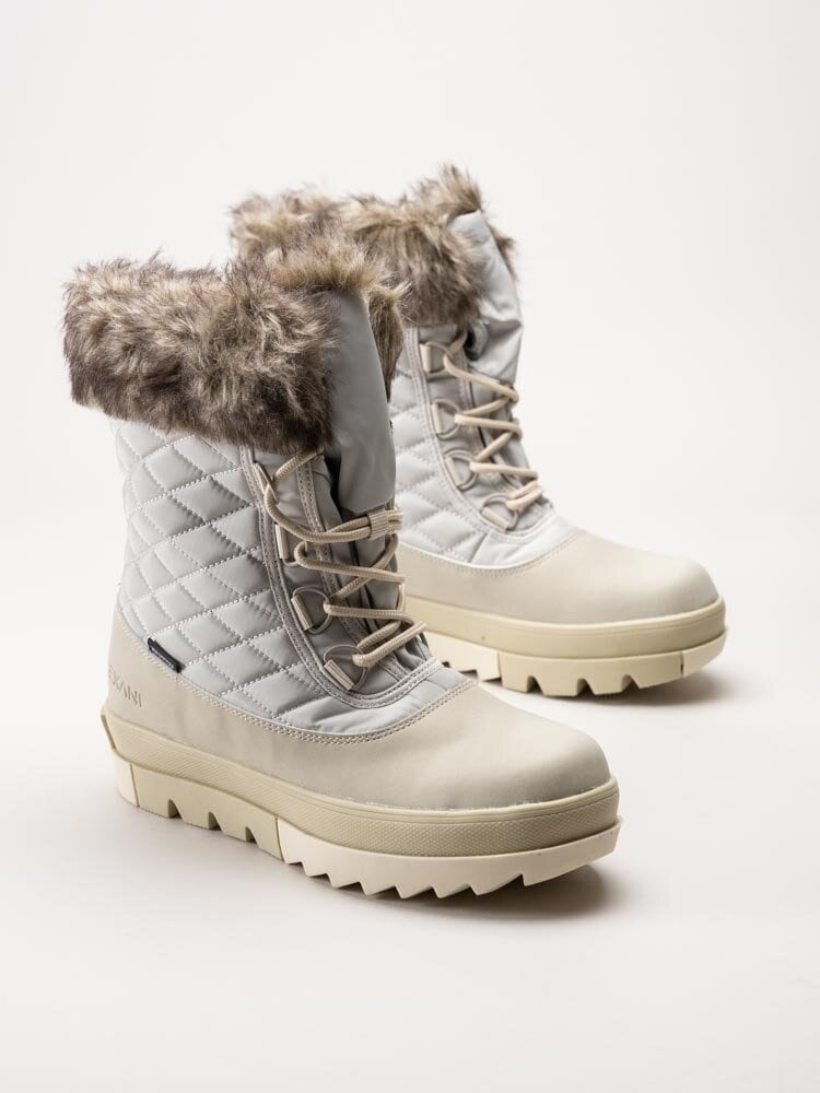 Exani - Iris - Beige fodrade vinterkängor