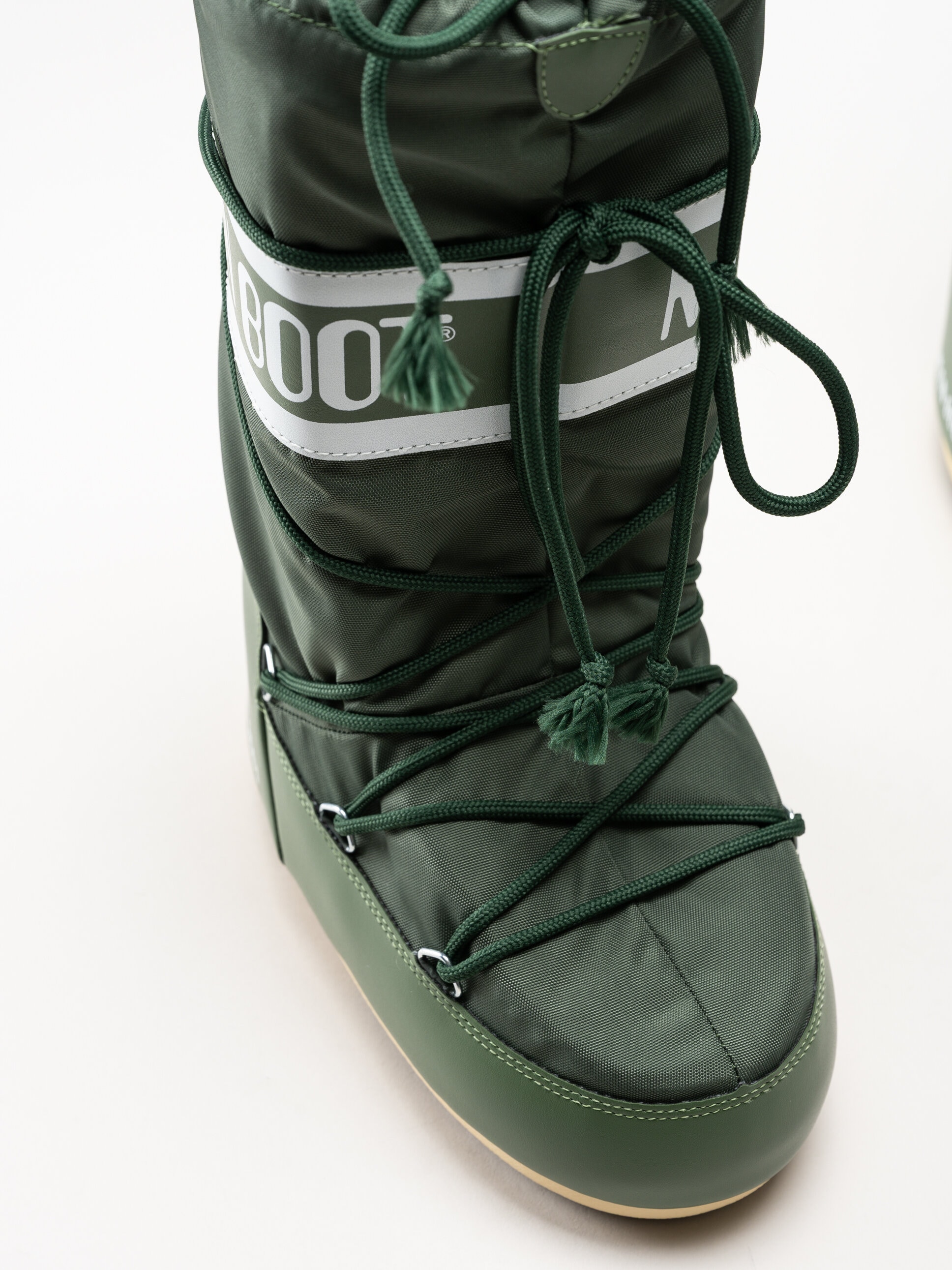 Moon Boot - Icon Nylon - Gröna höga klassiska vinterboots
