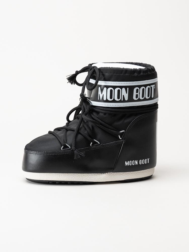 Moon Boot - Icon Low Nylon - Svarta klassiska vinterboots