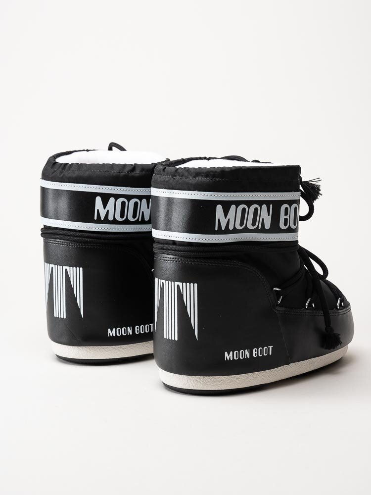 Moon Boot - Icon Low Nylon - Svarta klassiska vinterboots