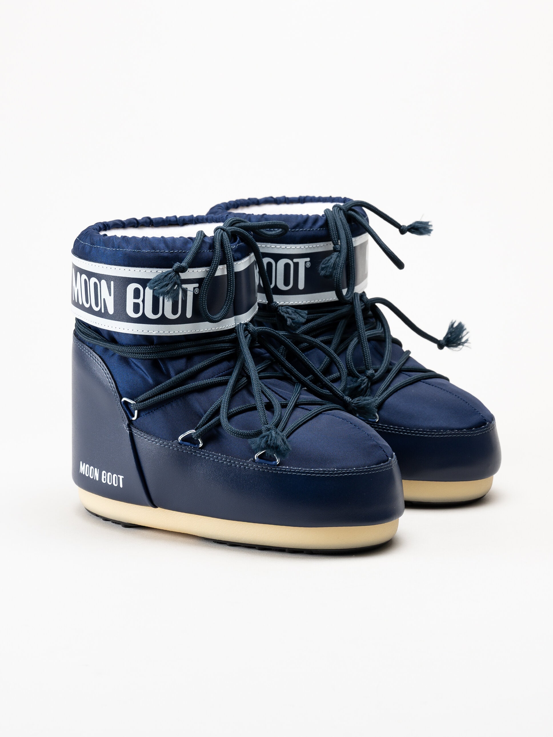 Moon Boot - Icon Low Nylon - Blå klassiska vinterboots