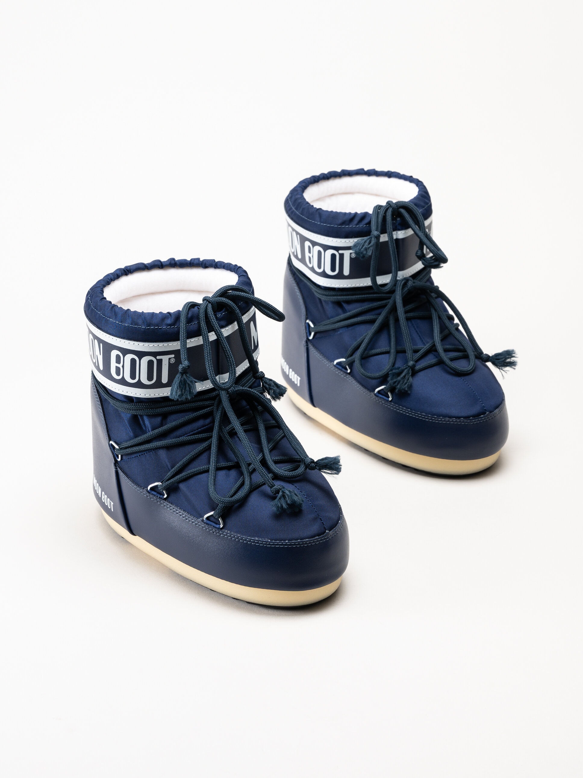 Moon Boot - Icon Low Nylon - Blå klassiska vinterboots
