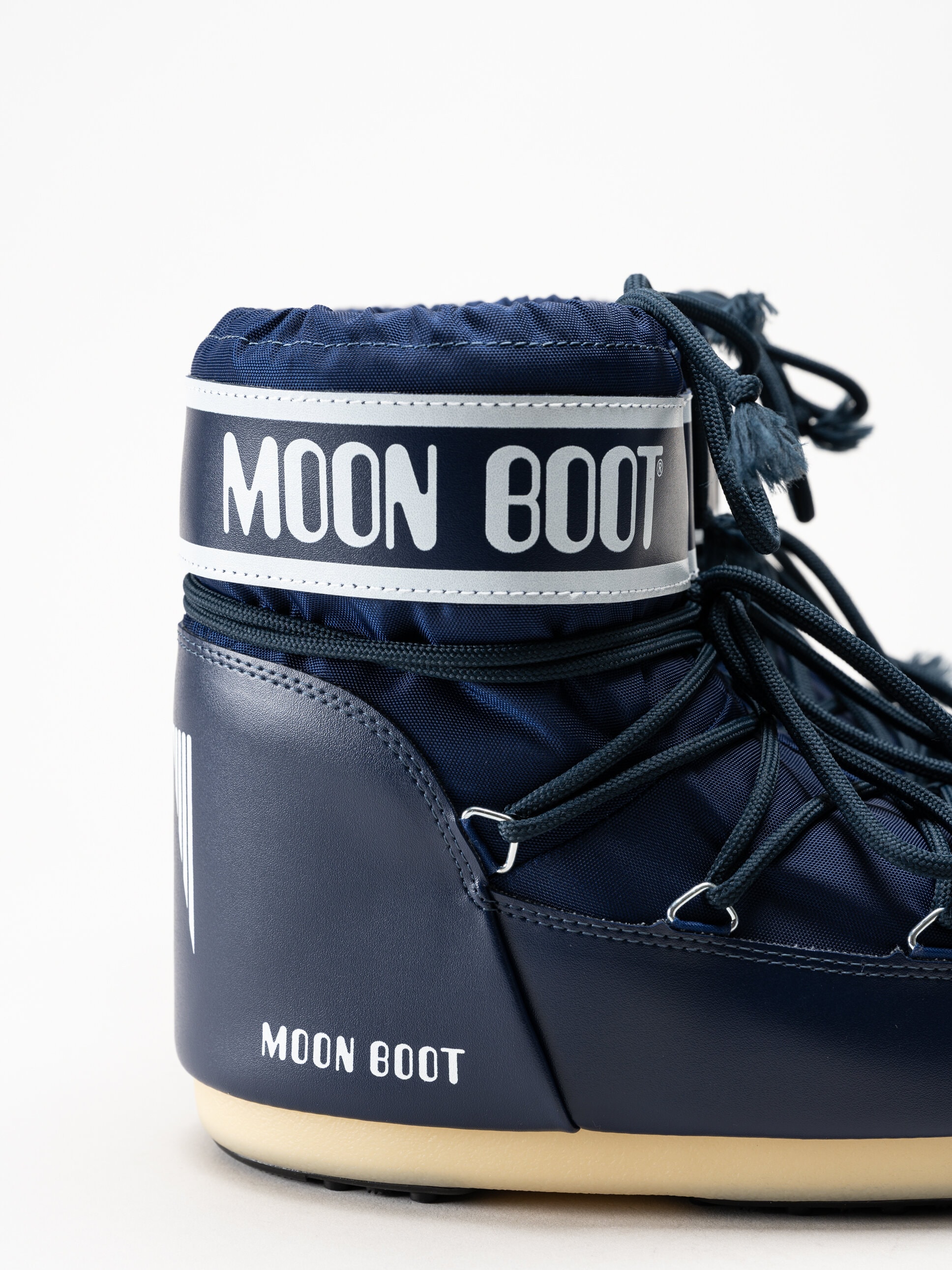 Moon Boot - Icon Low Nylon - Blå klassiska vinterboots