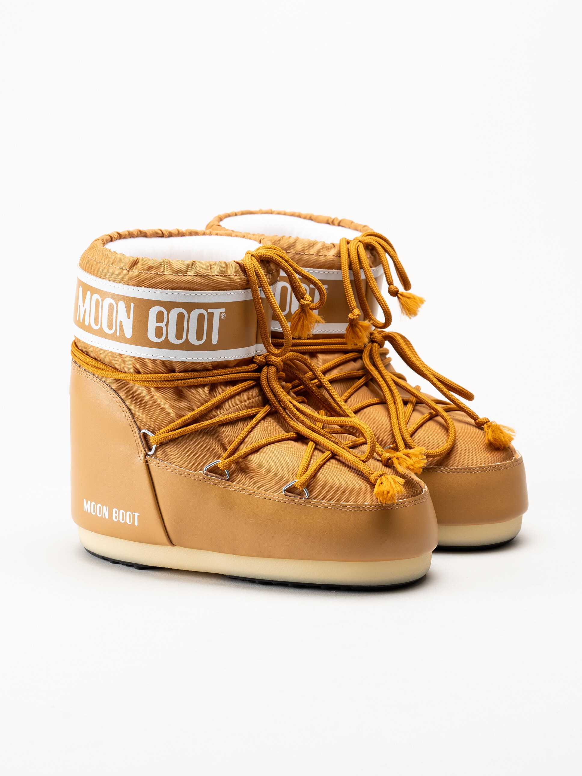 Moon Boot - Icon Low Nylon - Ljusbruna klassiska vinterboots