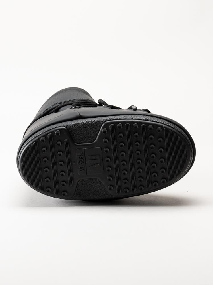 Moon Boot - Icon Nylon Low Rubber - Svarta vinterboots i gummiblandning