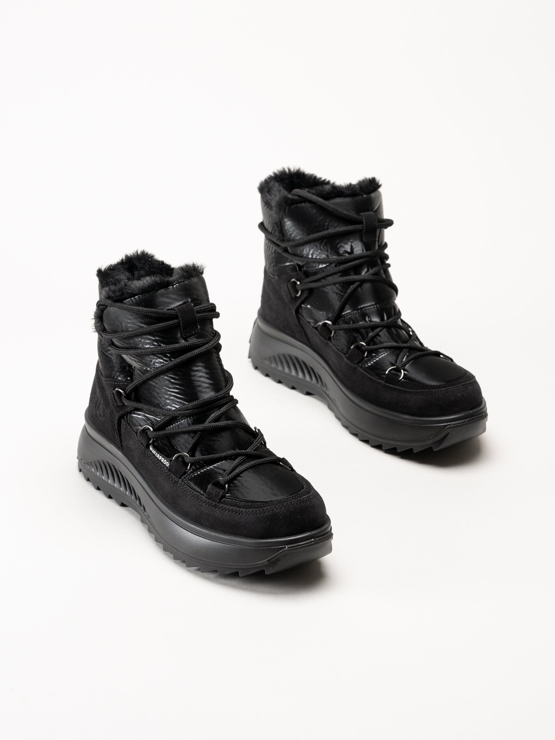 Axelda - Monterosa WP - Svarta fodrade boots