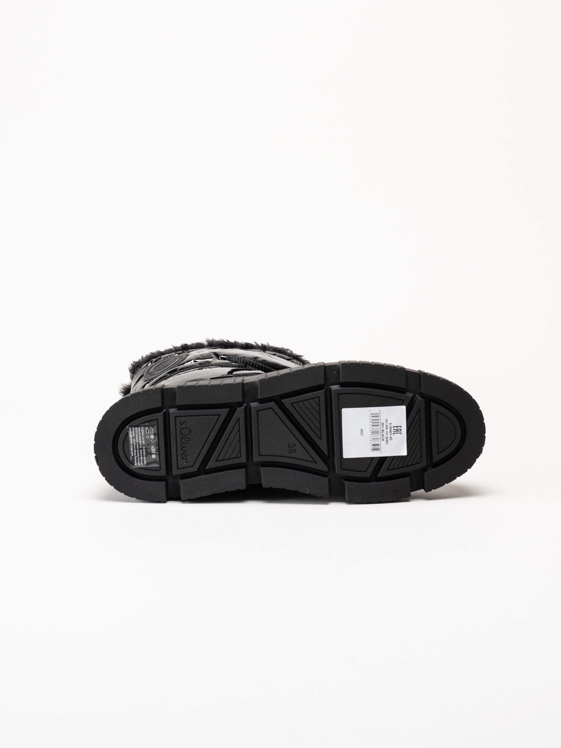 S.Oliver - Svarta fodrade boots