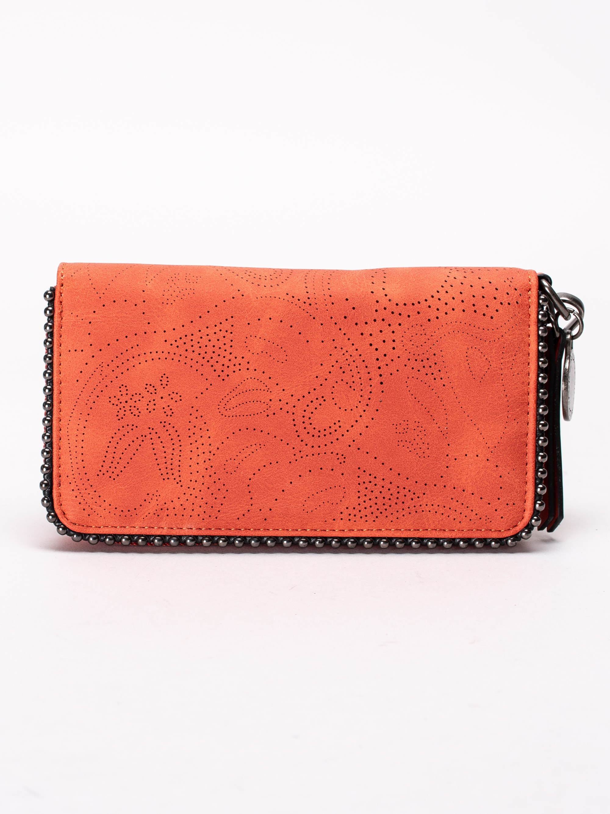 86193013 Ulrika Design 36-5320-11 Leaf orange perforerad plånbok-1
