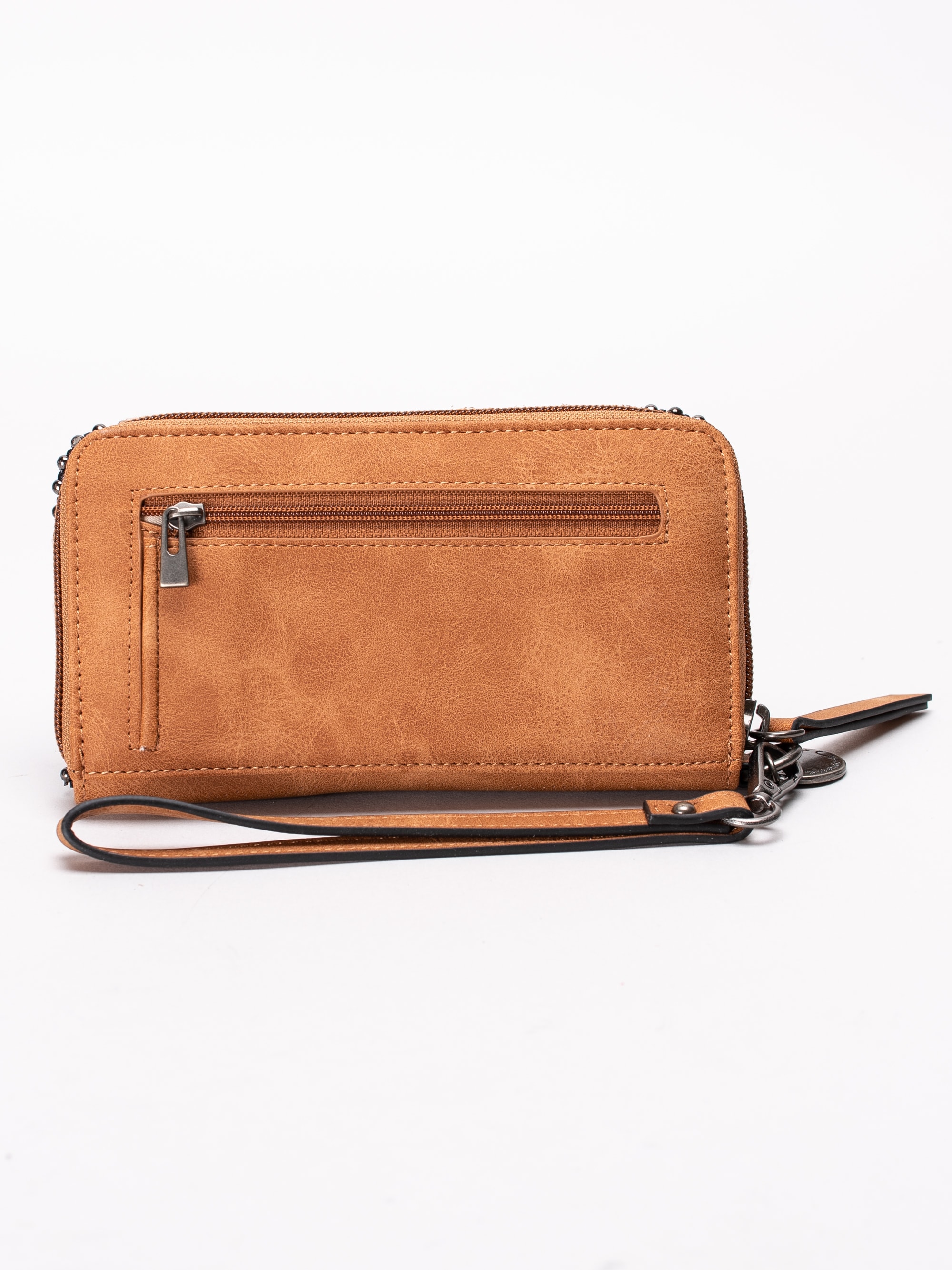 86193014 Ulrika Design 36-5320-21 Leaf brun perforerad plånbok med nitar-2