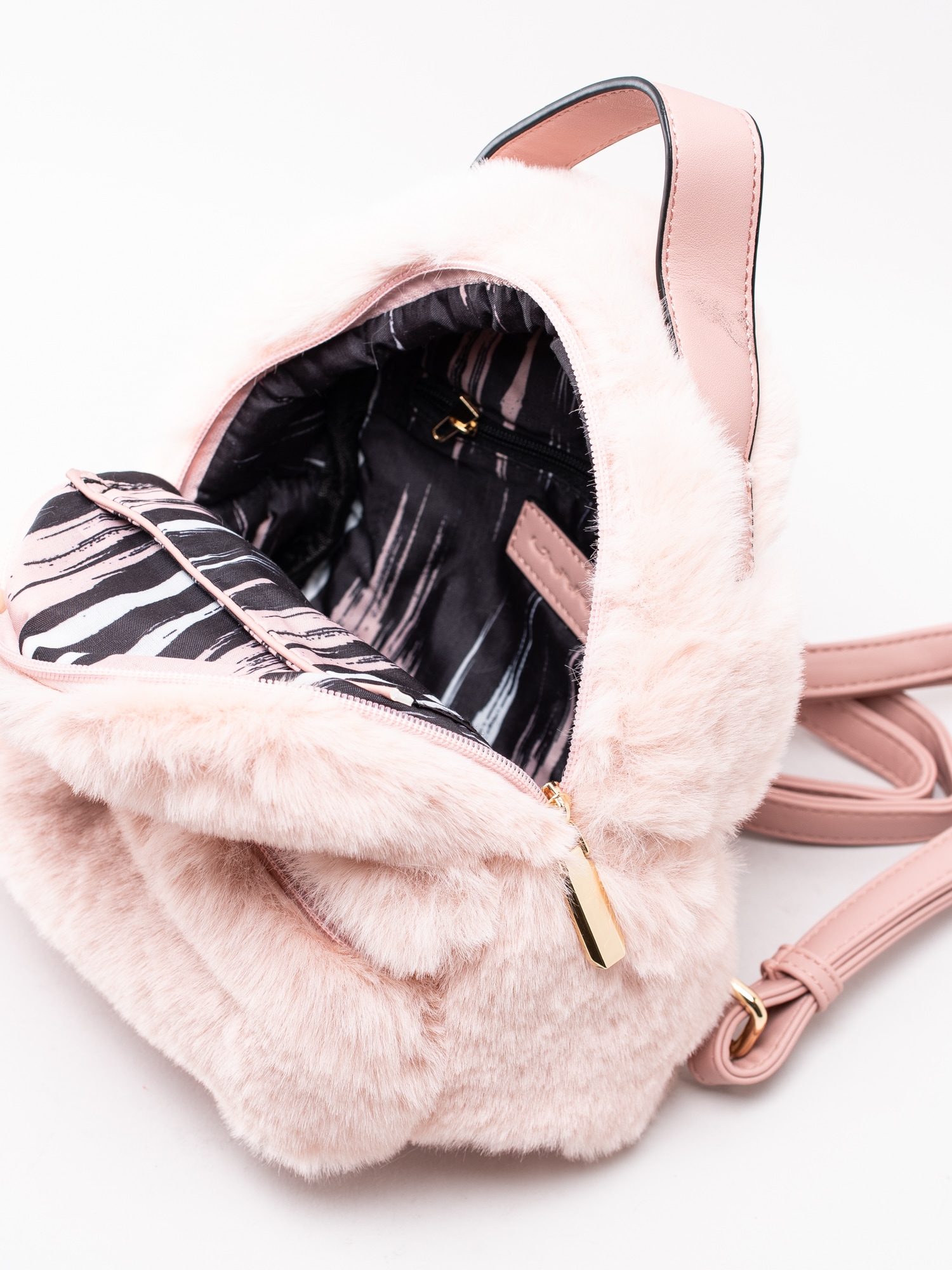 86193032 Ulrika Design Fur 35-8026-10 rosa liten fluffig ryggsäck till barn-4