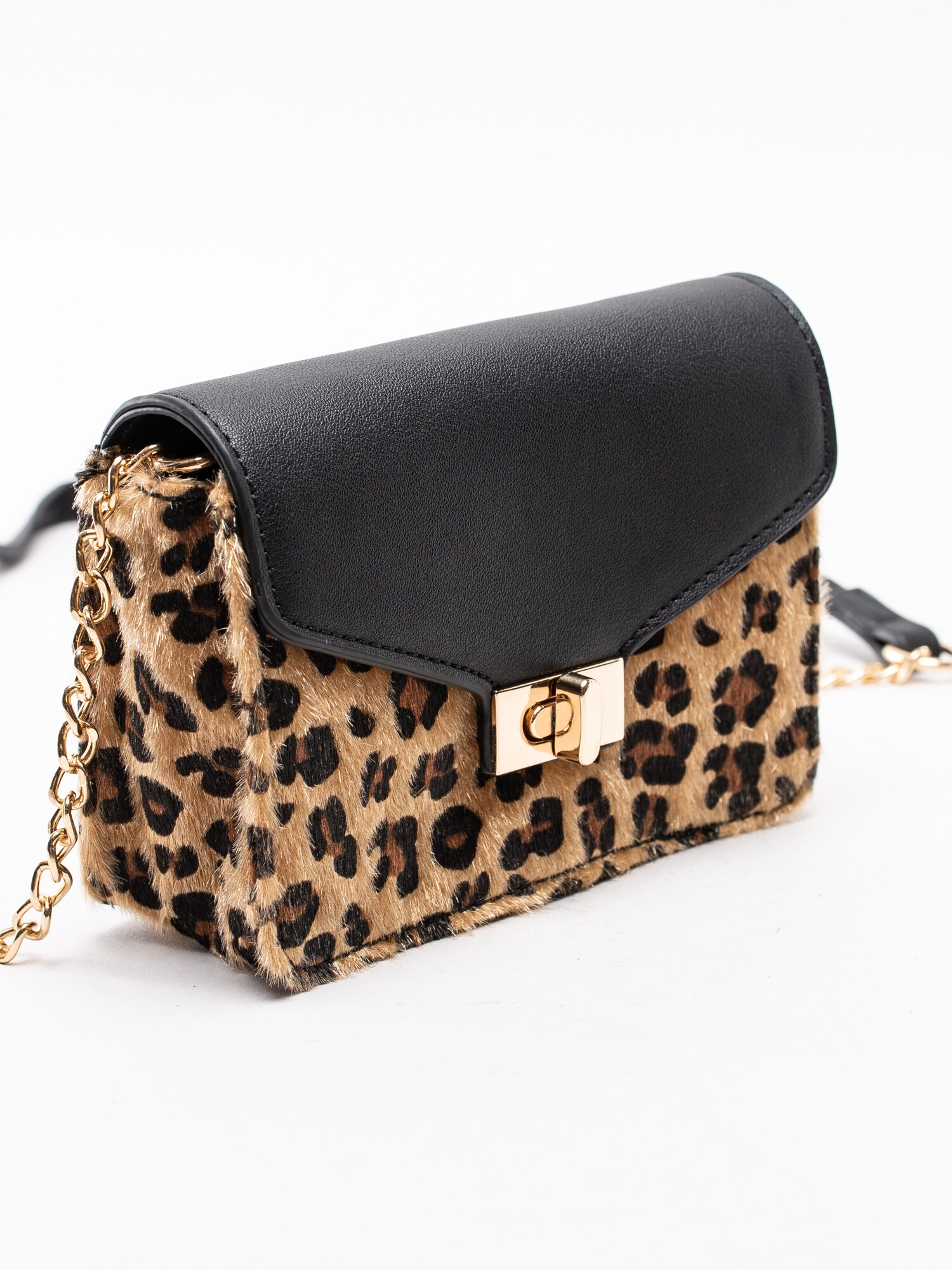 86193068 NYPD Ailey 300280-20 brun leopard mönstrad axelremsväska i fuskpäls-3