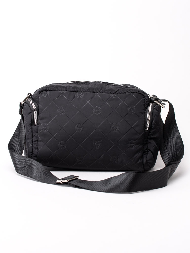 86203067 Ulrika Design 35-1632-1 Black Svart väska i nylon med fack-2