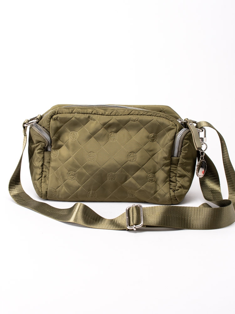 86203068 Ulrika Design 35-1632-6 Green Grön väska i nylon med fack-2