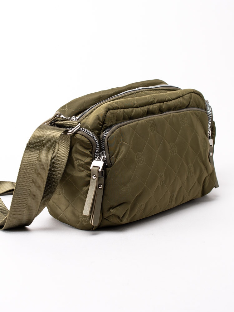 86203068 Ulrika Design 35-1632-6 Green Grön väska i nylon med fack-3