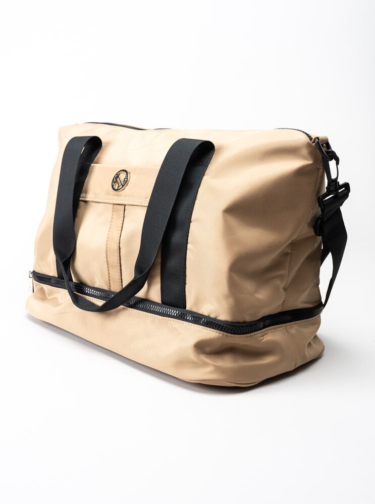 NYPD - Beige weekend bag i nylon