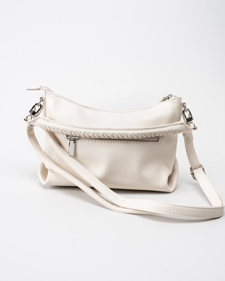 Ulrika Design - Beige handväska med flätad rem