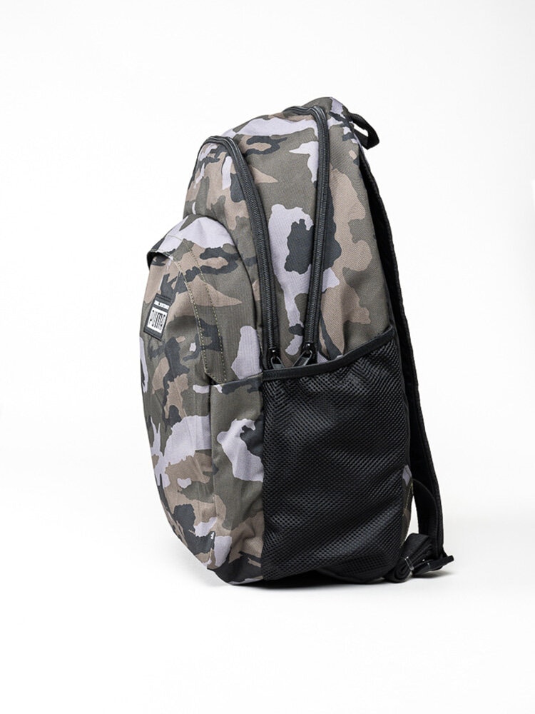 Puma - Academy Backpack - Grå och grön camouflage väska i textil