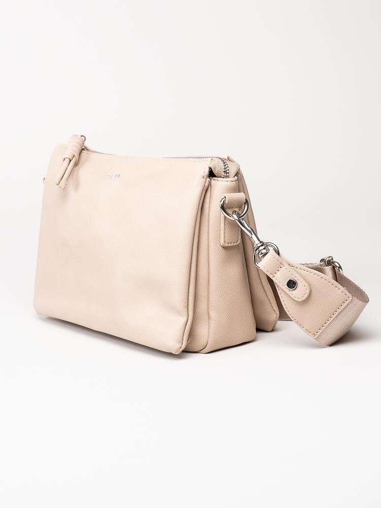 Ulrika Design - Hook - Beige axelremsväska i skinnimitation
