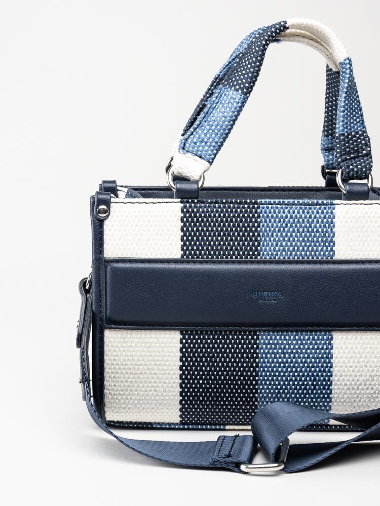Ulrika Design - Stripe - Blå  randig handväska