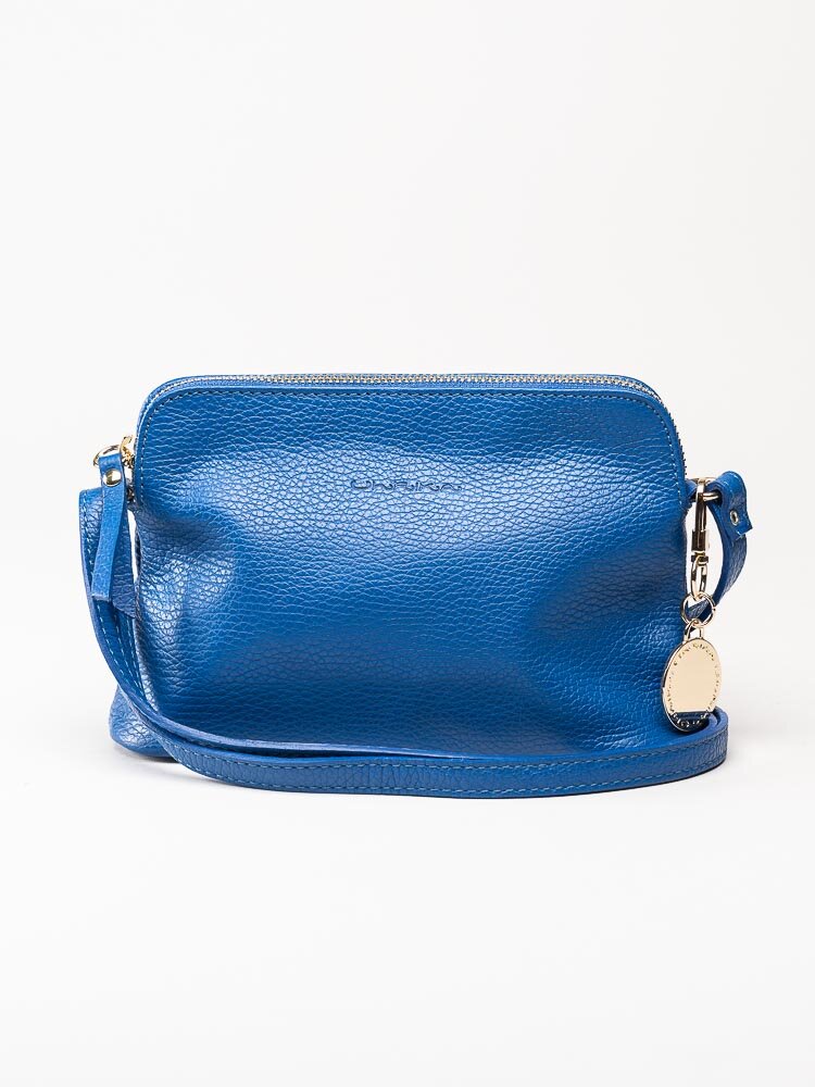 Ulrika Design - Leather - Mörkblå liten axelremsväska i skinn