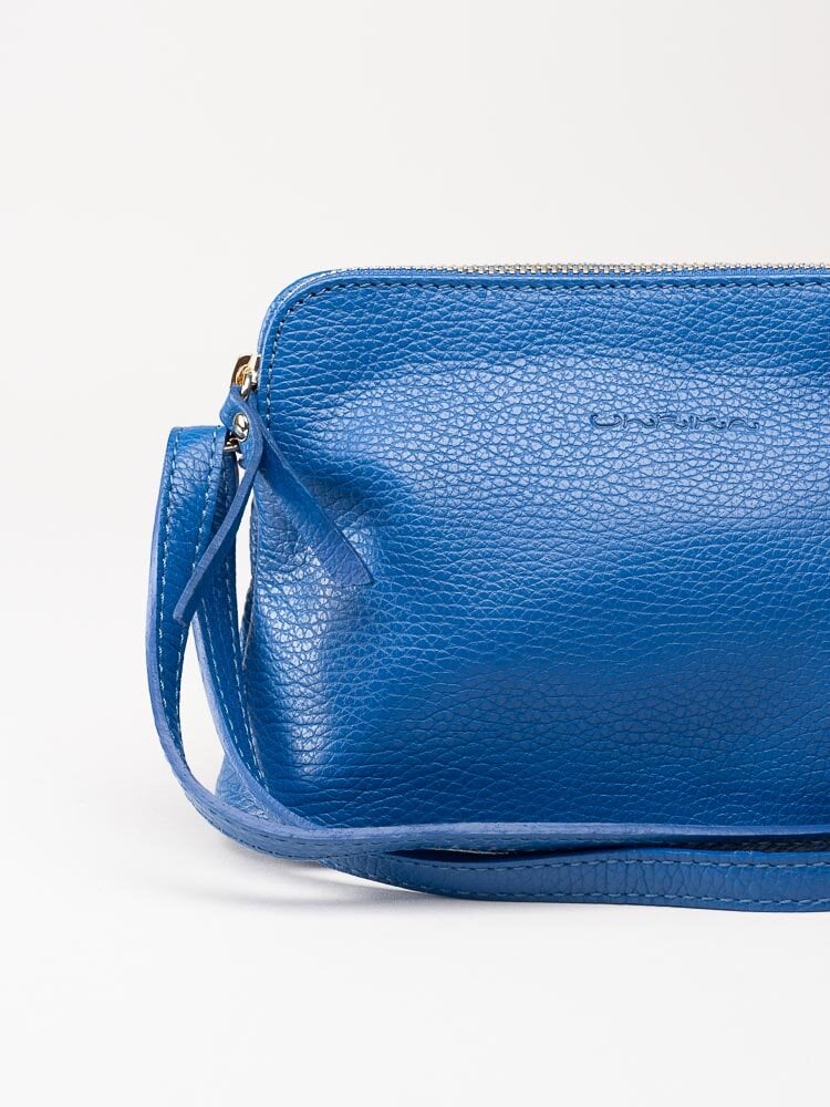 Ulrika Design - Leather - Mörkblå liten axelremsväska i skinn